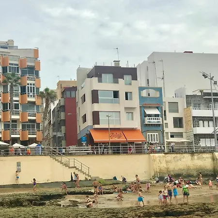 Apartmán Playa De Las Canteras: 1a Linea Cara Al Mar